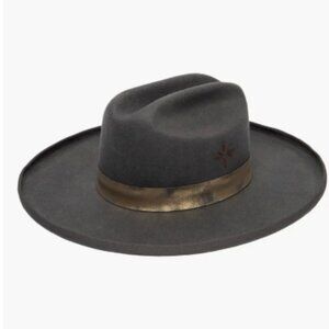 San Diego Hat Co. Wool Felt Fedora – Charcoal – One Size – NWT